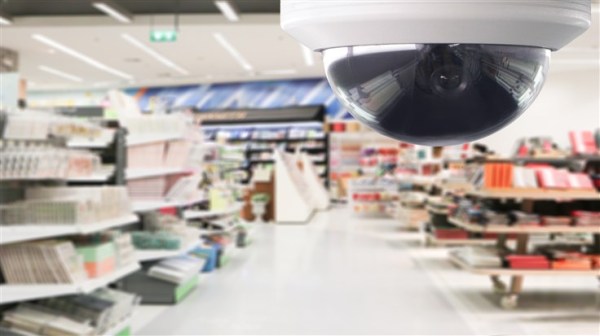 CCTV surveillance security camera transmit a video and audio signal to a wireless receiver through a radio band.Security camera for prevent product stolen in mall and supermarket