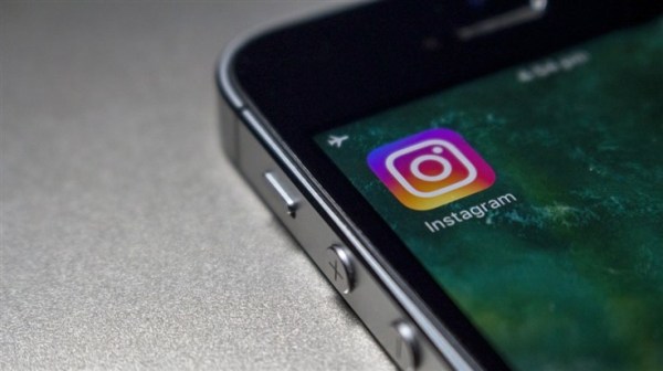 instagram app icon on smartphone