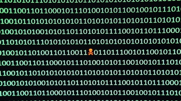 A series of ones and zeroes