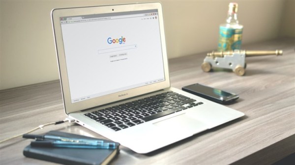 Chrome browser open on a laptop