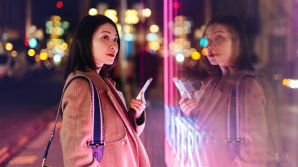 Woman with reflection