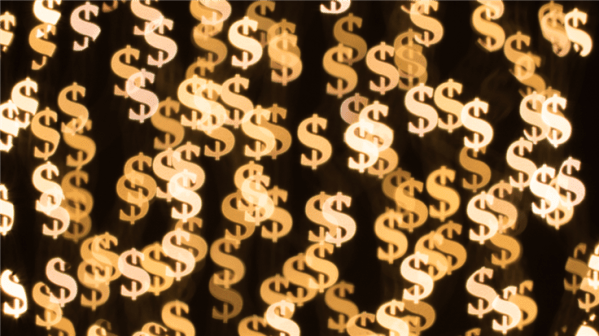 dark pattern created with dollar signs