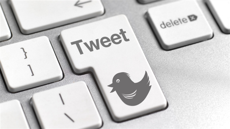 tweet button on keyboard