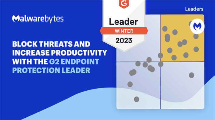 Malwarebytes recognized as endpoint security leader by G2
