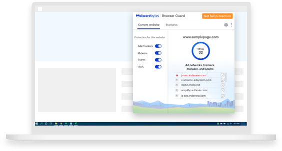 Malwarebytes Browser Guard 2023 - Blocks ads, scams, and trackers