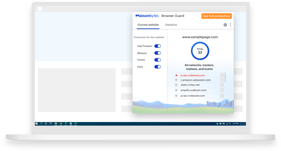 Malwarebytes Browser Guard 2023 - Blocks ads, scams, and trackers