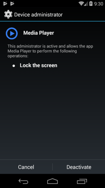 Android/Trojan.HiddenAds.BiRa permissions