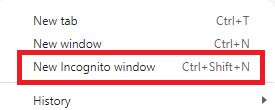 open new options in Chrome