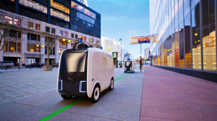 Food delivery robots give captured video footage to police