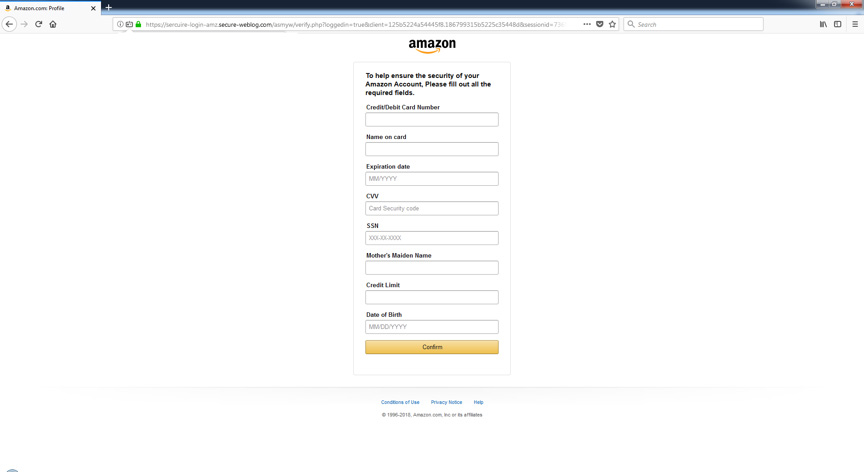 Amazon phishing email-2