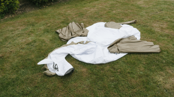 deflated Pegasus balloon