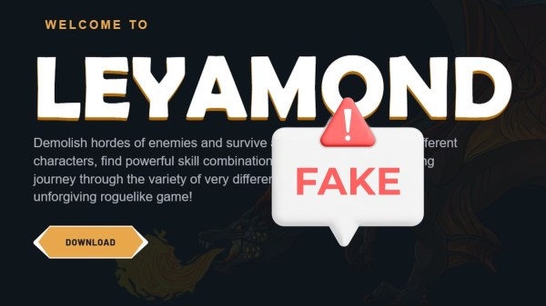 fake game site