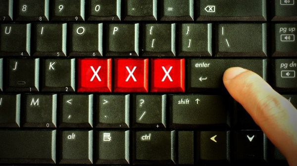 The letters XXX repeated on a computer keyboard