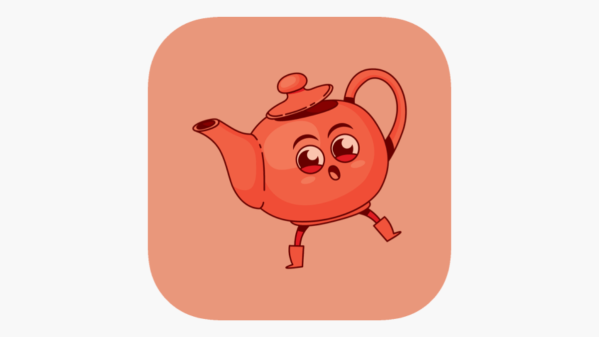 Logo for TeaOnHer app