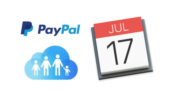 PayPal iCloud Calendar
