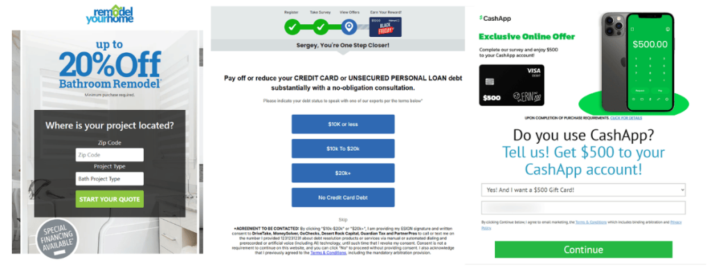 Watch out for Walmart gift card scams 3 Questions that aim to capture your data