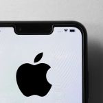 iPhone displaying Apple logo