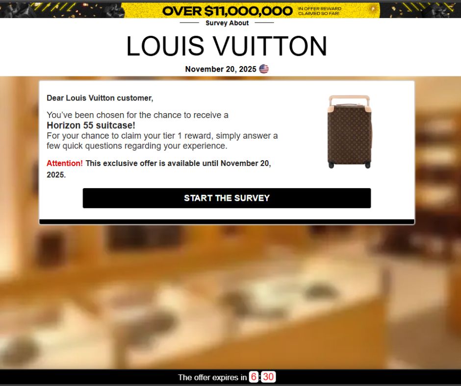 Black Friday scammers offer fake gifts from big-name brands to empty bank accounts