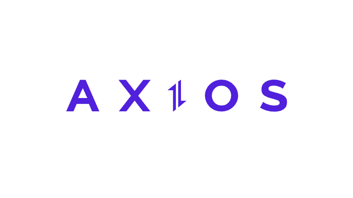 The logo for the Axios HTTP client, which is just the word "AXIOS" written in purple
