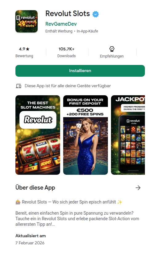 Revolut Slots by RevGameDev