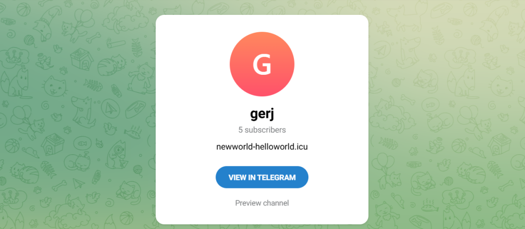 Dead drop resolver via Telegram