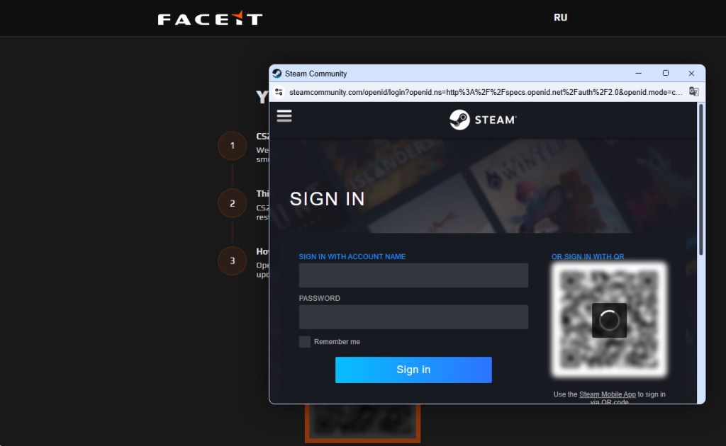 Поддельное окно входа в Steam похищает данные вашей учетной записи