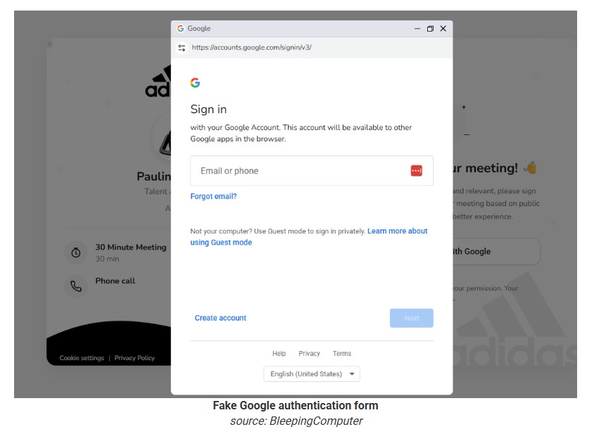 Exemplo de janela de login