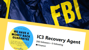 Fake FBI IC3 accounts