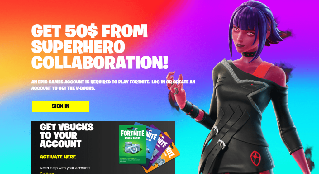 Faux concours Fortnite