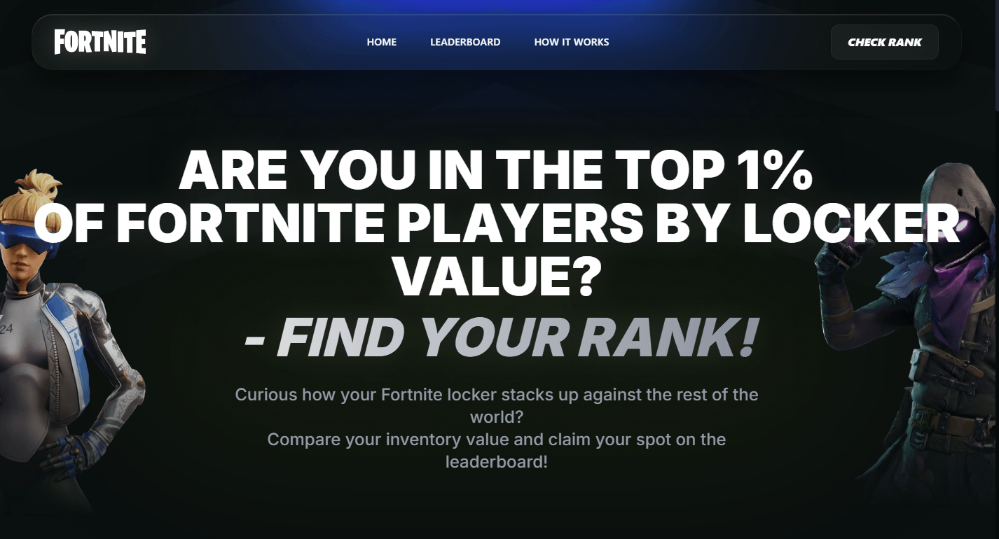 Fake Fortnite competition
