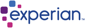 Experian logo for credit monitoring and dark web scanning