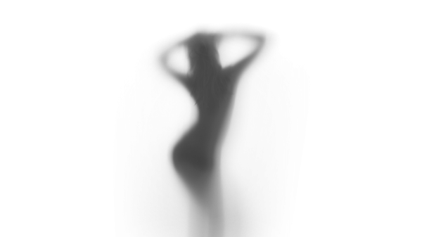 imagem desfocada de uma figura feminina
