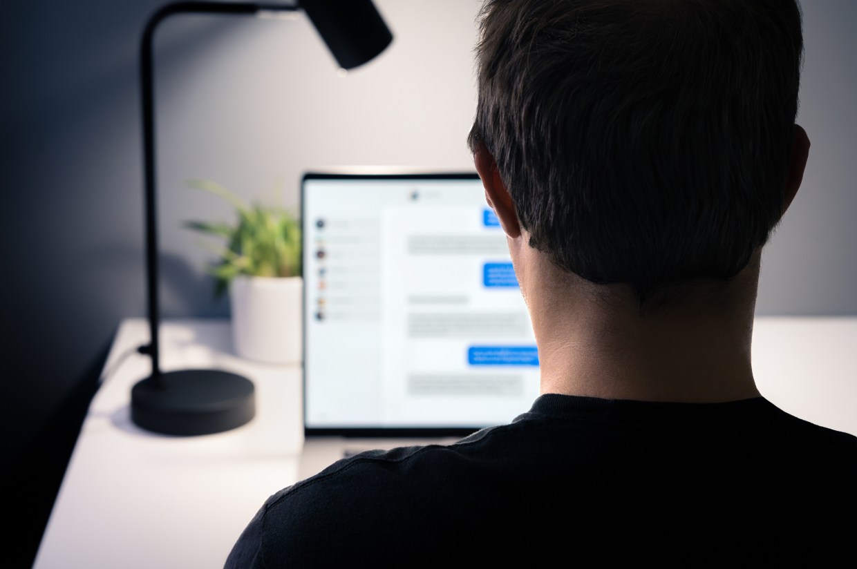 Man at computer