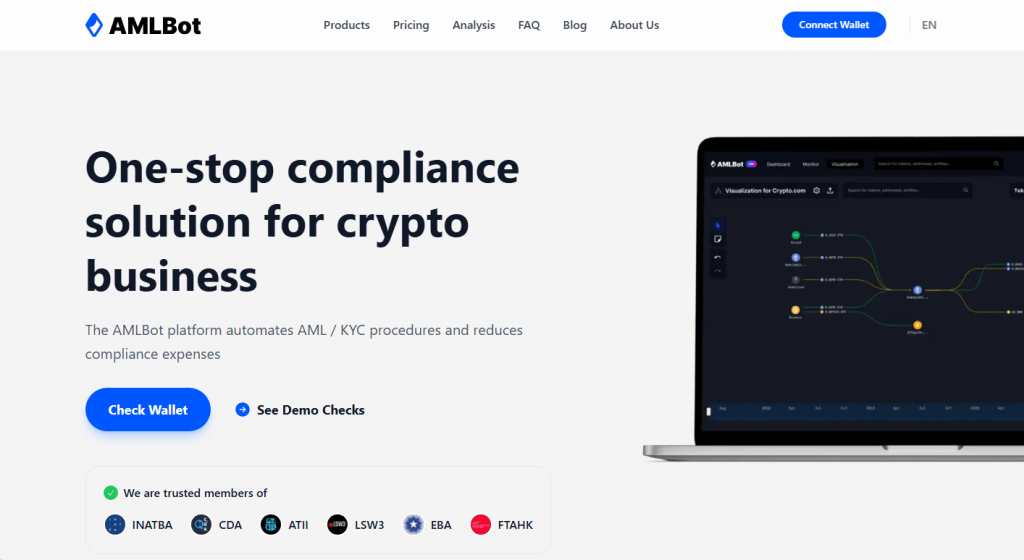 A fake AMLBot site