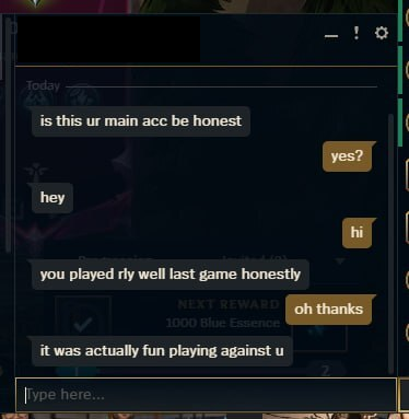 fun playing against you