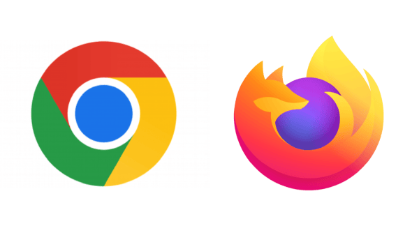 Chrome and Firefox logo