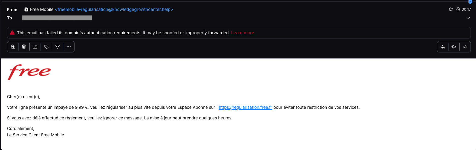 Convincing Free Mobile phishing emails appear after data breach ...