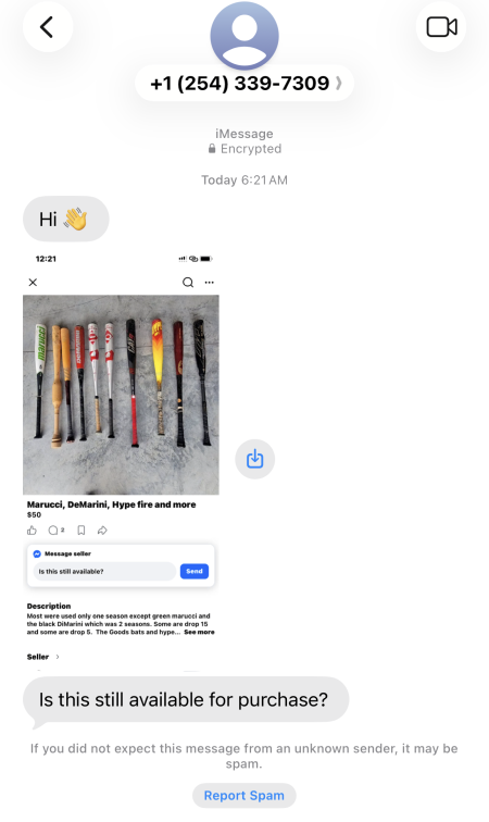 baseball bats for sale?